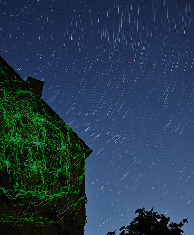 Startrails vom Balkon 3