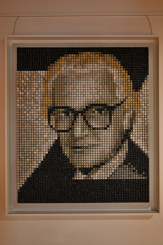 Der Künstler tastet sich an Heinz Nixdorf ran