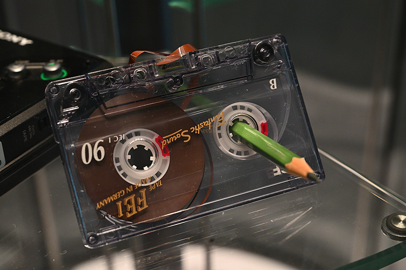 Kassette mit Bandsalatentwicklungsgerät